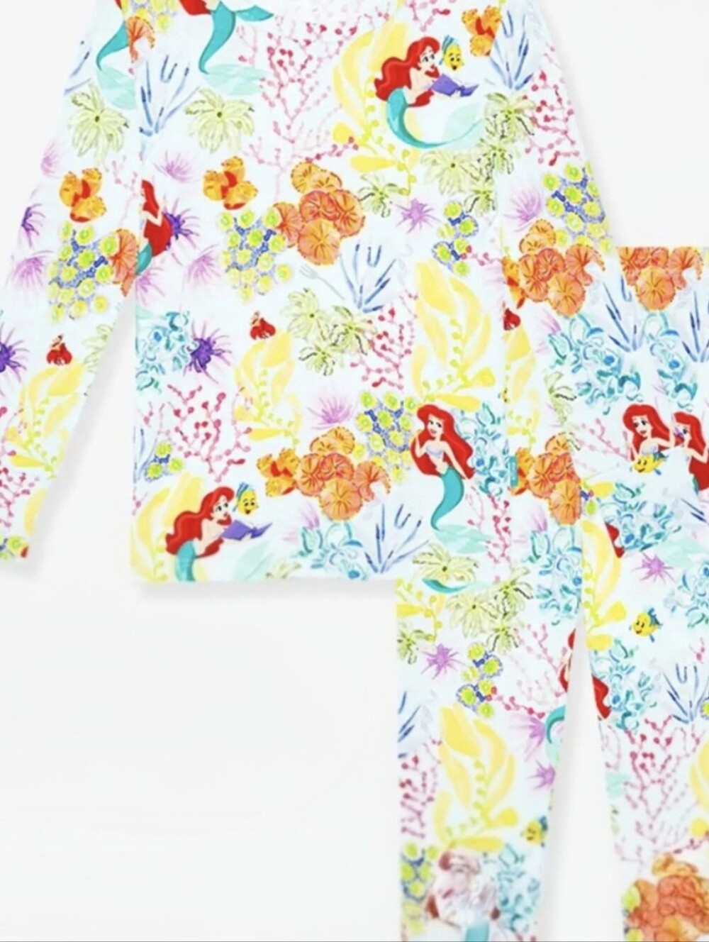Posh Peanut Disney Princess Ariel Classic Pajamas 3T/4T NIB